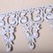 1 Yard Metallic Silver Venice Royal Crown Lace Trim 3.5 Inch Wide Vintage Inspired for Costumes and Home Decor